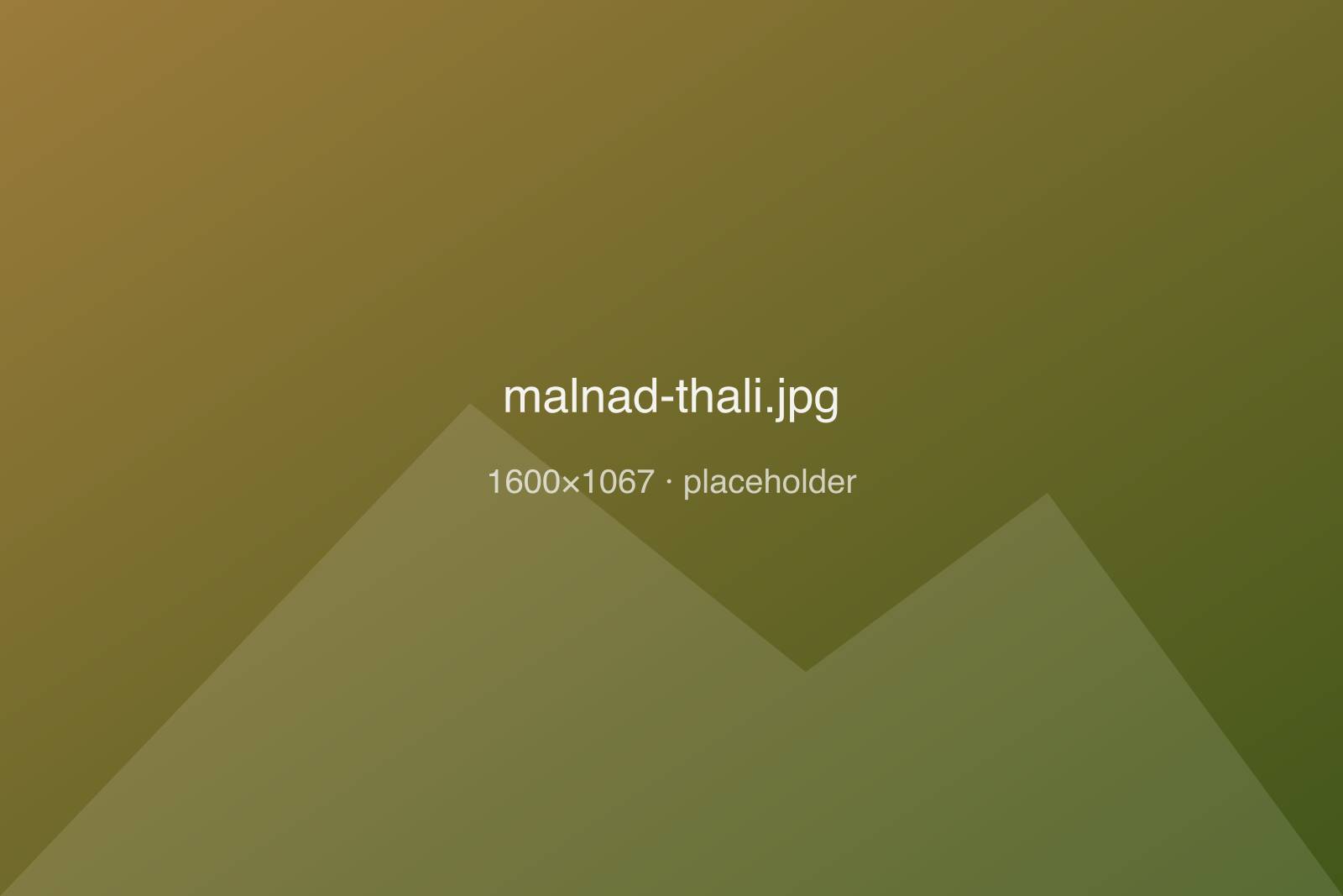 Malnad-style vegetarian thali
